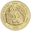 Zlat� Mince 1/4 Oz The Royal Tudor Beasts Kr�lovnin Panther 2025