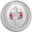 Stříbrná mince 1 Oz The Queens Golden Jubilee 2002 Proof