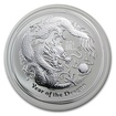 Stříbrná mince 2 Oz Lunar Series II Year of the Dragon 2012