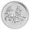 Stříbrná mince 2 Oz Lunar Series II Year of the Dog 2018