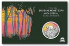 Stříbrná mince 1 Oz Brisbane Money Expo Anda Special Koala 2026 Kolorováno
