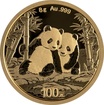 Zlat� mince 8 g China Panda 2026