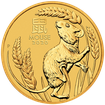Rok Myši 2020 1/4 oz BU - zlatá mince