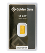 Zlatý slitek 1 g Golden Gate 15 let