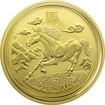 Zlat� investi�n� mince Year of the Horse Rok Kon� Lun�rn� 1 Oz 2014
