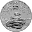 Stříbrná investiční mince Year of the Snake Rok Hada Lunární 1/2 Oz 2025