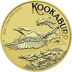 Zlatá investiční mince Kookaburra Ledňáček 1/10 Oz 2026