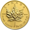 1/4 Oz zlatá investiční mince | Maple Leaf - různé ročníky