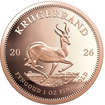 1 oz zlat� mince Krugerrand PROOF 2026 � South African Mint