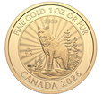 The Royal Canadian Mint Zlat� mince 1 oz Majestic Vlk 2026 - BU - Royal Canadian Mint