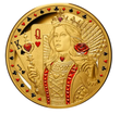 1 oz zlat� mince Srdcov� kr�lovna 2026 PROOF, barevn� proveden� - Niue