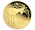 The Royal Australian Mint 1 oz zlat� mince Lunar Rok Kozy 2027 Proof, obloukov� ra�ba � Royal Australian Mint