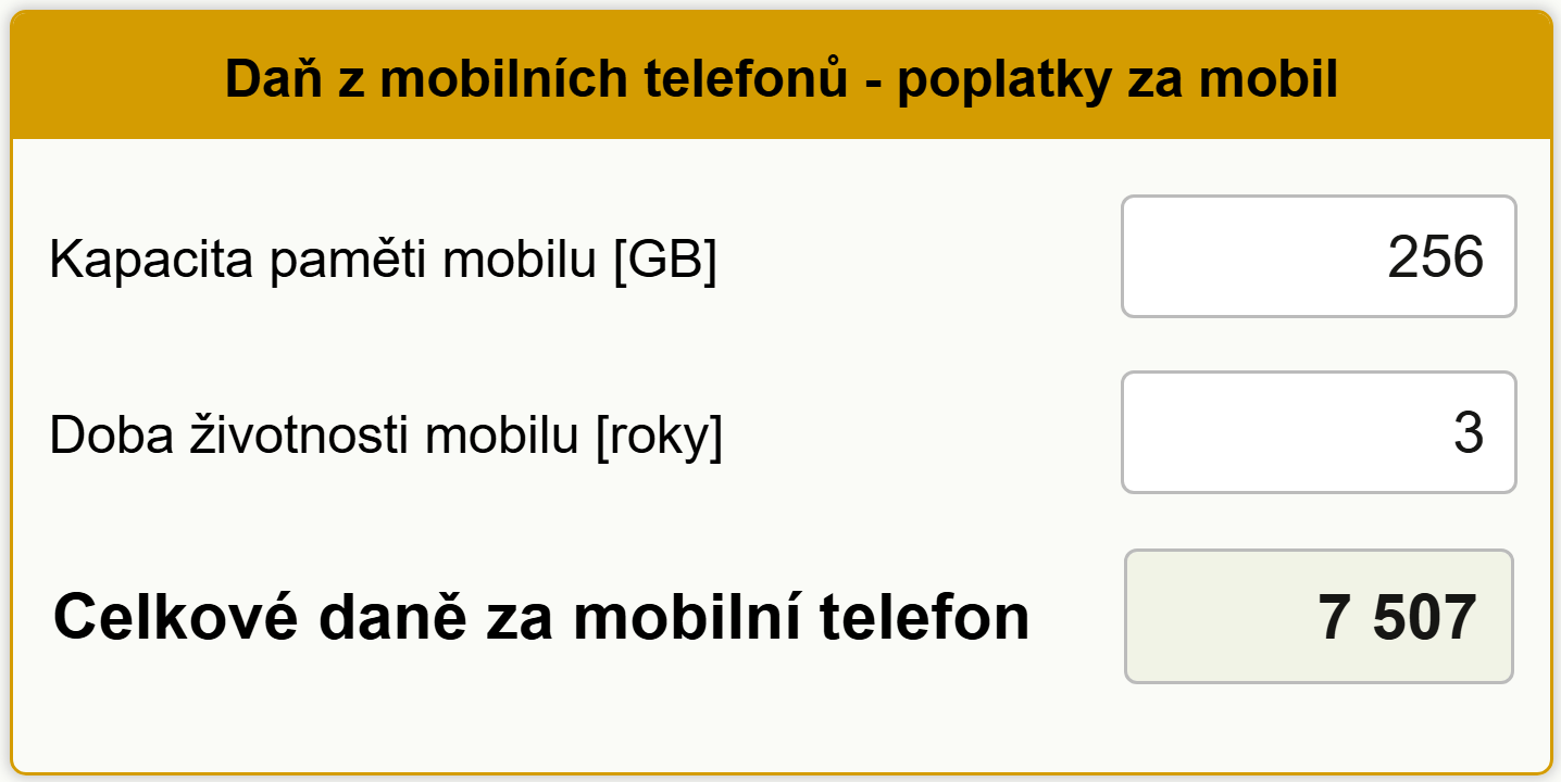 Poplatky za mobiln� telefon