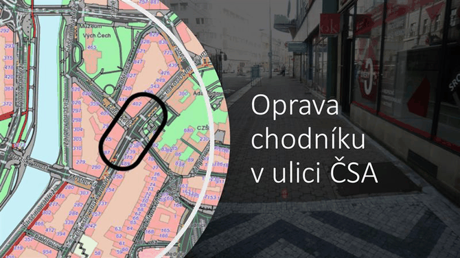 oprava chodnku