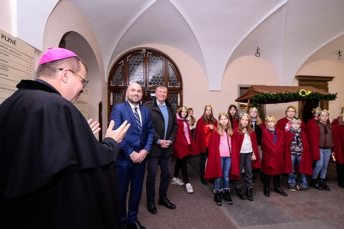 Zahjen sbrky na plzesk radnici (fotografie: M. Pecuch)