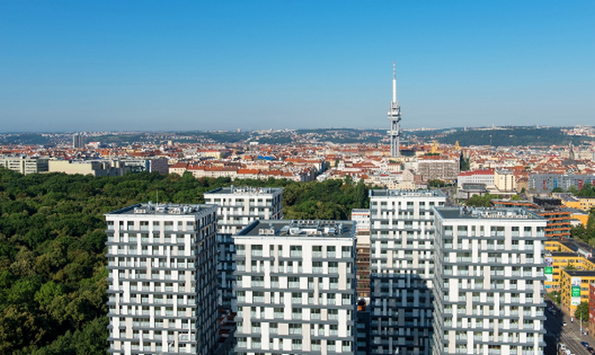 Předností Residence Garden Towers je výhled