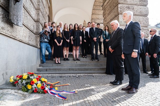 Prezident Steinmeier v Praze