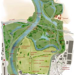 Vize Meandry u Suchomelu - park.