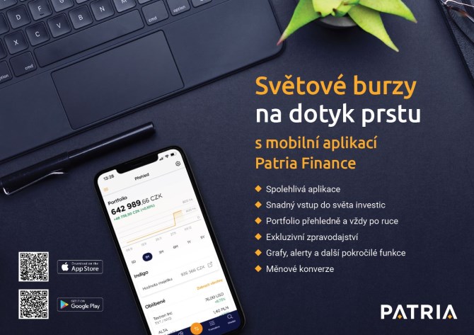 Jak vas sthnout novou appku Patria Finance