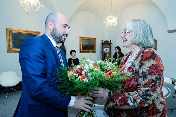 Pijet pan Monhartov na radnici (fotografie: M. Pecuch)