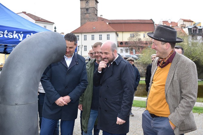 Poesiomat v Mlnsk strouze (fotografie: E. Barborkov)