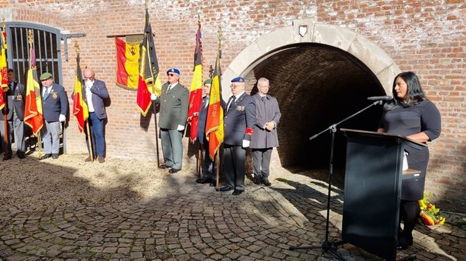 Slavnostn odhalen pamtn desky v Liege (zdroj fotografi: odbor prezentace a marketingu magistrtu)