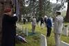 President Pavel during a memorial ceremony at the Brookwood cemetery. 