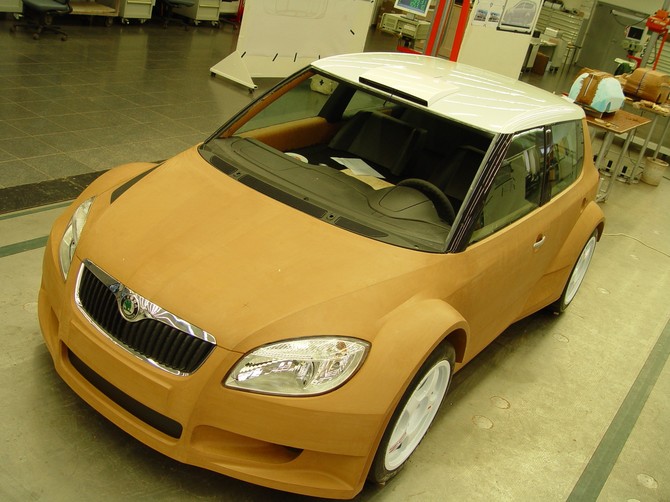 FABIA S2000 plastelnov model