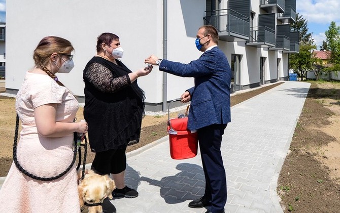 Dokončení 1. etapy bytového projektu v Zátiší (fotografie: M. Pecuch)