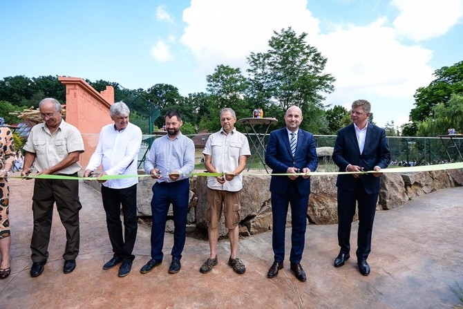 Pedstaven modernizovanho vbhu pro lvy v Plzni (fotografie: M. Pecuch)