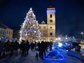 Vánoční strom na Staroměstském náměstí - ilustrační foto.