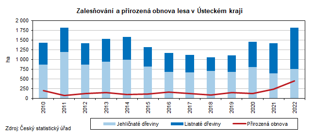 Graf: Zalesovn a pirozen obnova lesa v steckm kraji