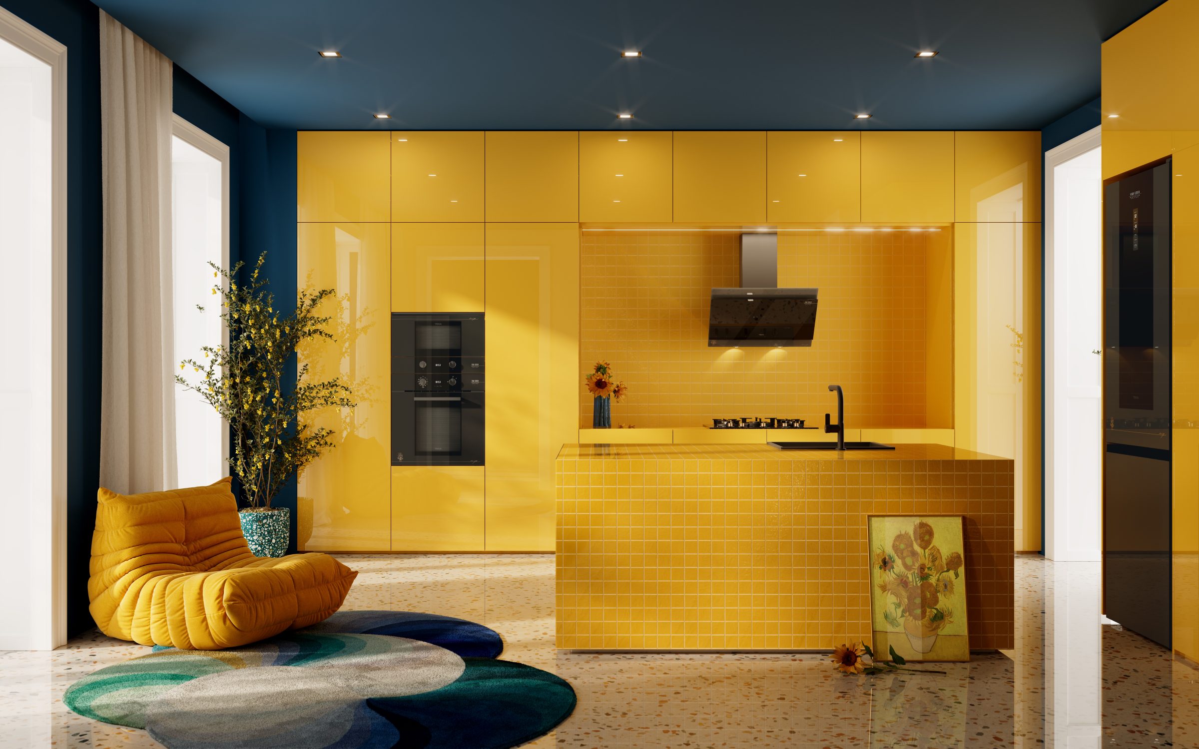 ilustrační Van Gogh Kitchen