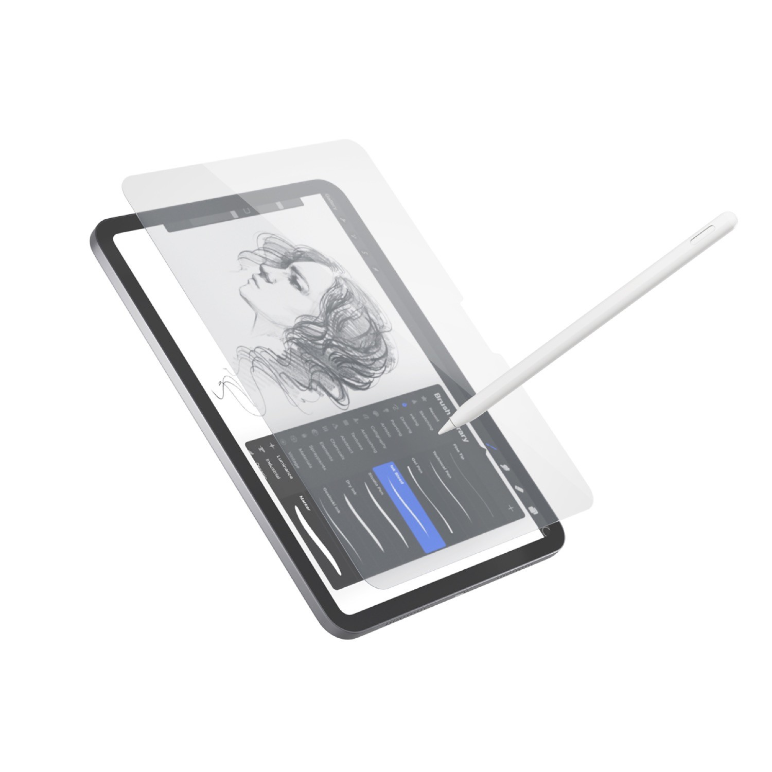 Paper Texture Glass Screen Protector 