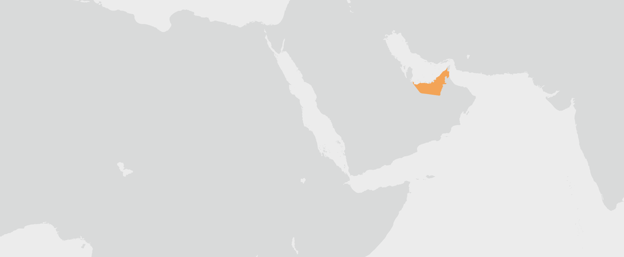 Spojené arabské emiráty - umístění na mapě