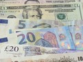 Dolar, Euro a Libra
