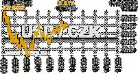 Online graf kurzu CZK / USD