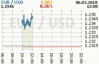 Online graf kurzu usd/eur