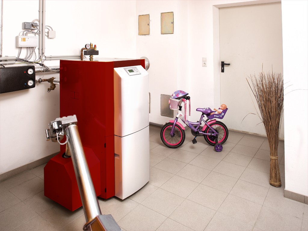 ilustrační Peletový kotel pro centrální vytápění