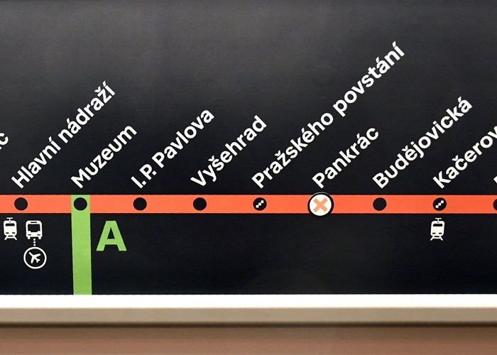 Stanice metra Pankrc bude od 6. ledna 2025 zhruba na rok uzavena