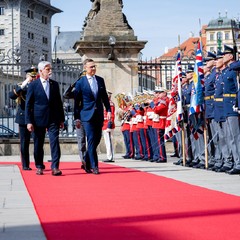 Ofici�ln� n�v�t�va prezidenta Finsk� republiky, Pra�sk� hrad, 4.5.2026, foto: Zuzana B�nisch