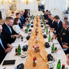 Ofici�ln� n�v�t�va prezidenta Finsk� republiky, Pra�sk� hrad, 4.5.2026, foto: Zuzana B�nisch