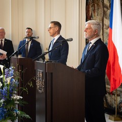 Ofici�ln� n�v�t�va prezidenta Finsk� republiky, Pra�sk� hrad, 4.5.2026, foto: Zuzana B�nisch