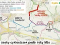 260925_Cyklostezky_podel_Mze_Mapa
