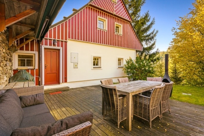 ilustrační chalupa v Krkonoších exteriér