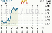 Online graf kurzu usd/eur