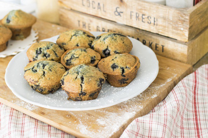 Muffiny obsahují často také oříšky nebo třeba ovoce