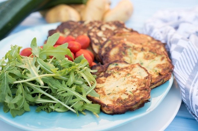 Recept na cuketovo-bramborové placky 