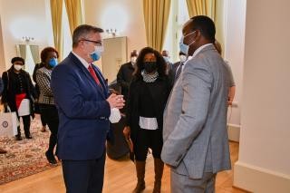 Nmstek ministra zahraninch vc Martin Tlapa pijal delegaci Nairobi Metropolitan Services