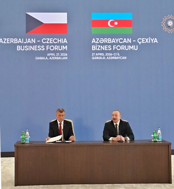 Opening of CZ-AZ Business Forum in Gabala